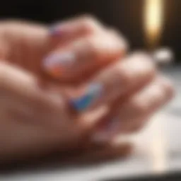 Abstract Watercolor Nails