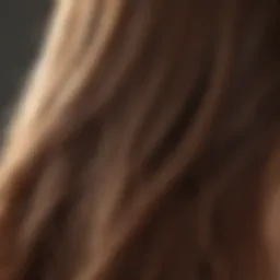 Luxurious strands showcasing a silky finish