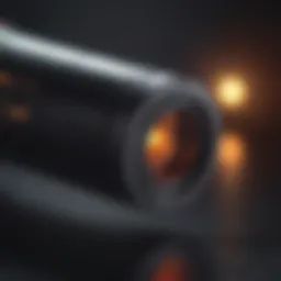 Close-up of a diode laser device