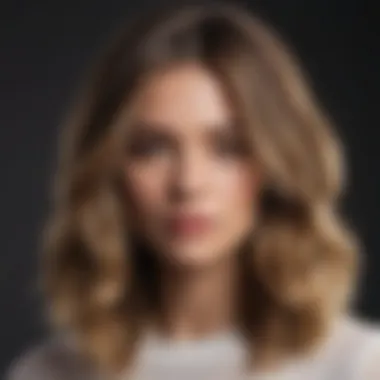 Balayage Application Explained Diagram illustrating balayage application method