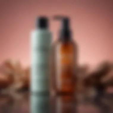 Must-Have Hair Care Products for Bangs An array of hair care products and tools essential for maintaining bangs.