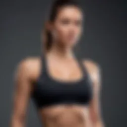 Variety of activewear tops showcasing diverse styles and colors