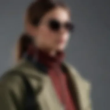 A trendy outfit featuring baggy silhouettes paired with modern accessories.
