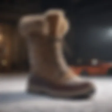 Luxurious Faux Fur Snow Boot Snow boot with faux fur lining