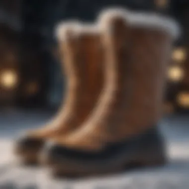 Quintessentially Quilted Snow Boot Snow boot with unique quilted pattern