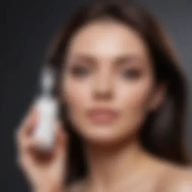 Comprehensive Anti-Aging Skincare Routine A skincare routine layout featuring different anti-aging products.