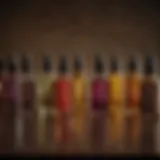 Assortment of premium hair oils