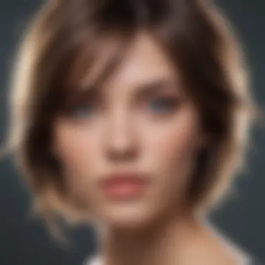 Layered Style for Enhanced Volume Layered hairstyle creating depth for fine hair