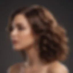 Luxurious mousse enhancing wavy hair