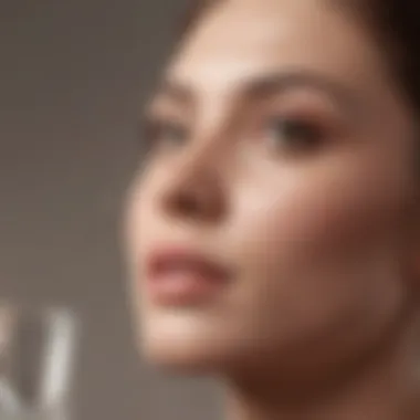 Creating a Calming Skincare Routine A serene space showcasing a skincare routine routine