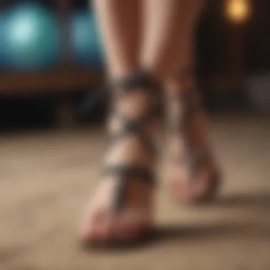Artistic Sandal Tie Bohemian Sandal Tie-Up Detail