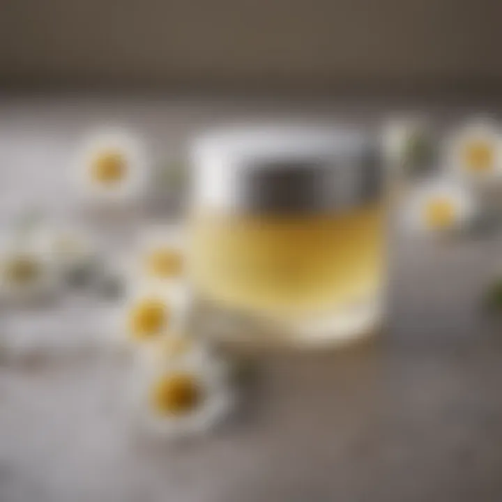 Calming chamomile soothing moisturizer for acne-prone skin