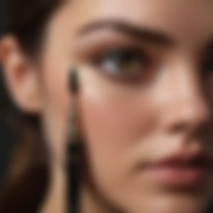 Illustration of key ingredients in eyebrow pencils