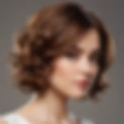 Elegant hair styled with Chi ceramic rollers