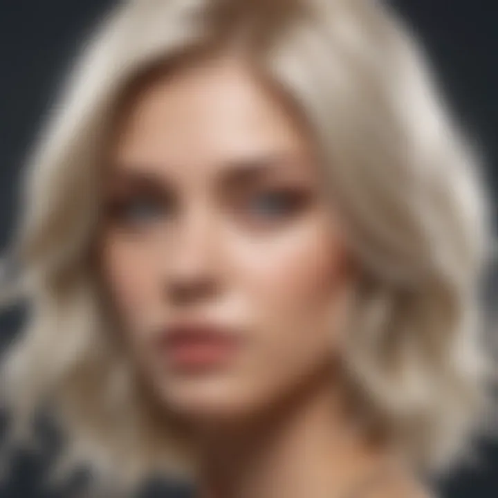Chic Icy Blonde Highlights