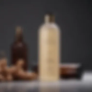 Sophisticated Elegance: Hair Care Essential Chic packaging of sulfate and paraben-free shampoo