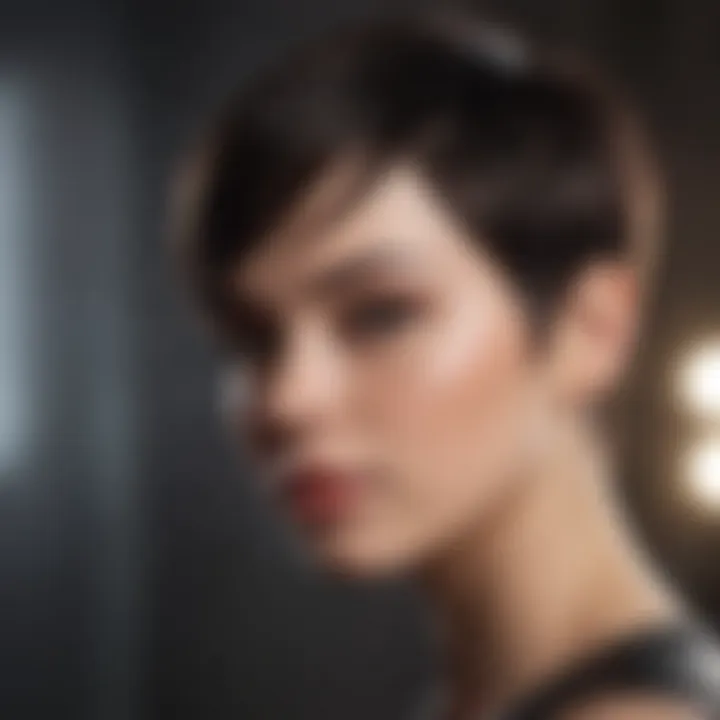 Chic Pixie Cut for Thin Hair