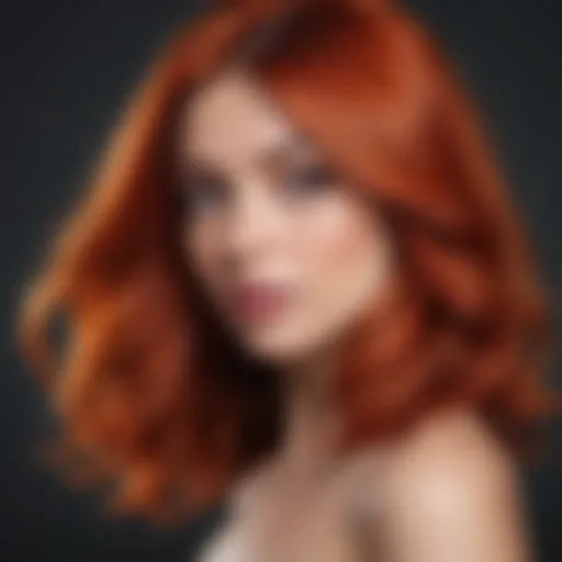 A stunning display of vibrant hair color swatches tailored for damaged hair.