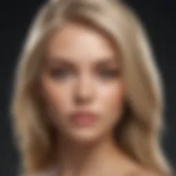 A spectrum of blonde shades against various skin tones