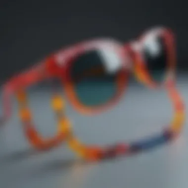 Colorful Acrylic Sunglasses Chain Statement Chunky Sunglasses Chain in Vibrant Acrylic Colors
