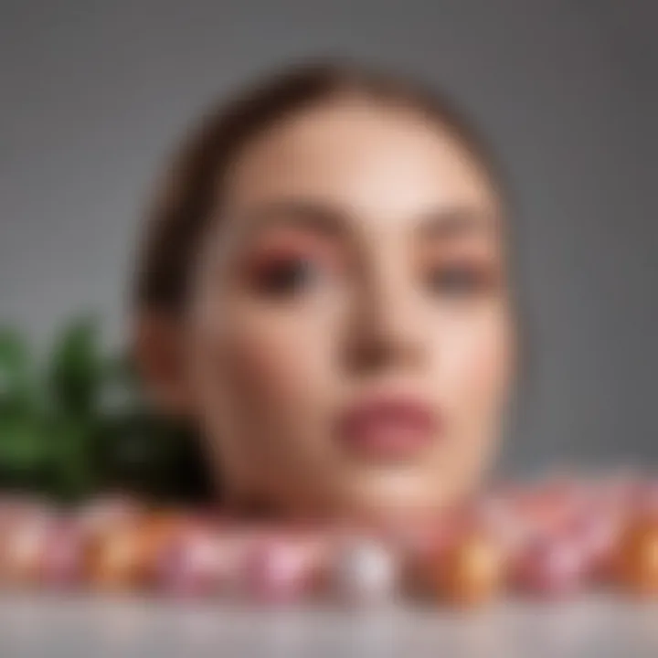 Close-up of ColourPop's eco-friendly packaging
