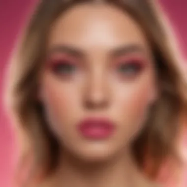 Vibrant Collection of ColourPop Vibrant display of ColourPop makeup products
