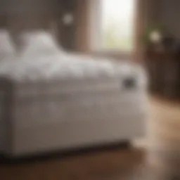 Elegant design of the Element Mattress showcasing its modern aesthetic.