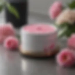 Floral-themed depilatory waxing kit
