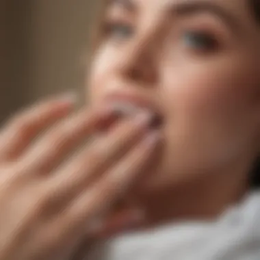 A beautifully manicured nail post-removal, emphasizing healthy nail care and aftercare products.