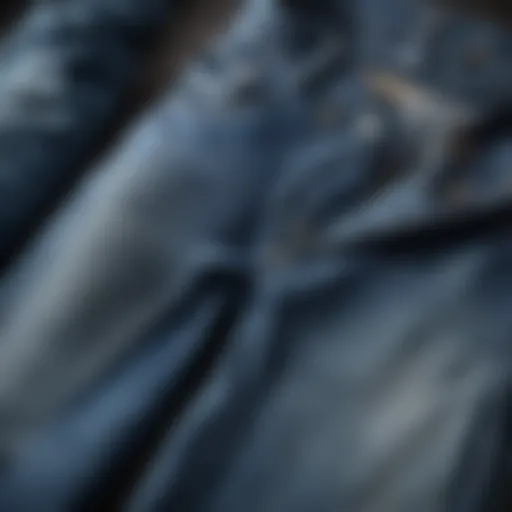 Assorted blue jeans showcasing diverse styles and cuts