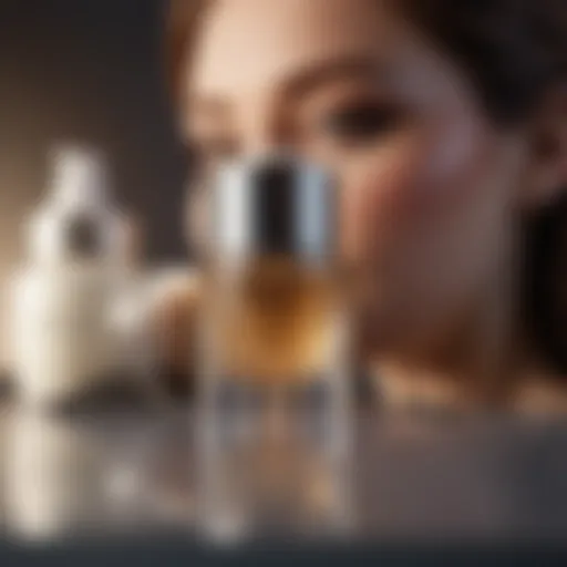 A selection of luxurious skin care products displayed elegantly.