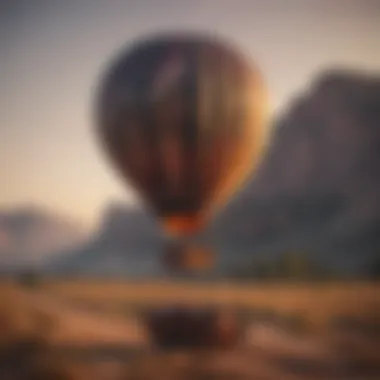 Whimsical Hot Air Balloon Ride at Dawn