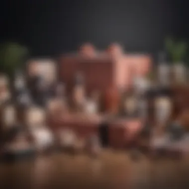 Current Landscape of Beauty Subscription Boxes An enticing visual of various beauty subscription boxes on display