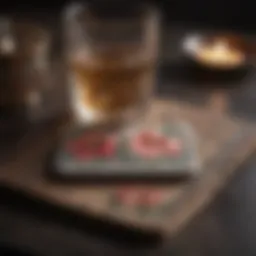 Custom Coasters with Intricate Floral Pattern