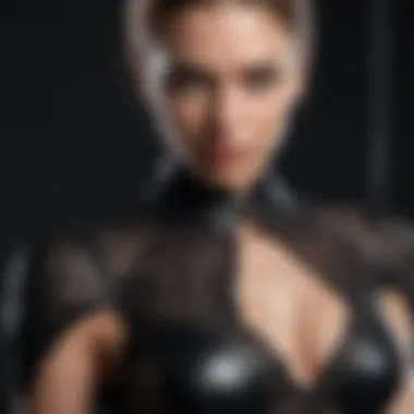 Provocative Leather Lace Fusion Daring Leather and Lace Combo