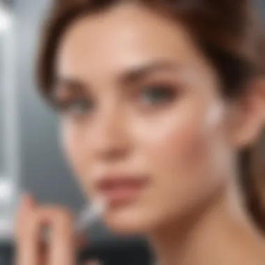 Personalized Skin Analysis for Tailored Hair Removal Recommendations A consultation room with skin analysis tools and skincare products.