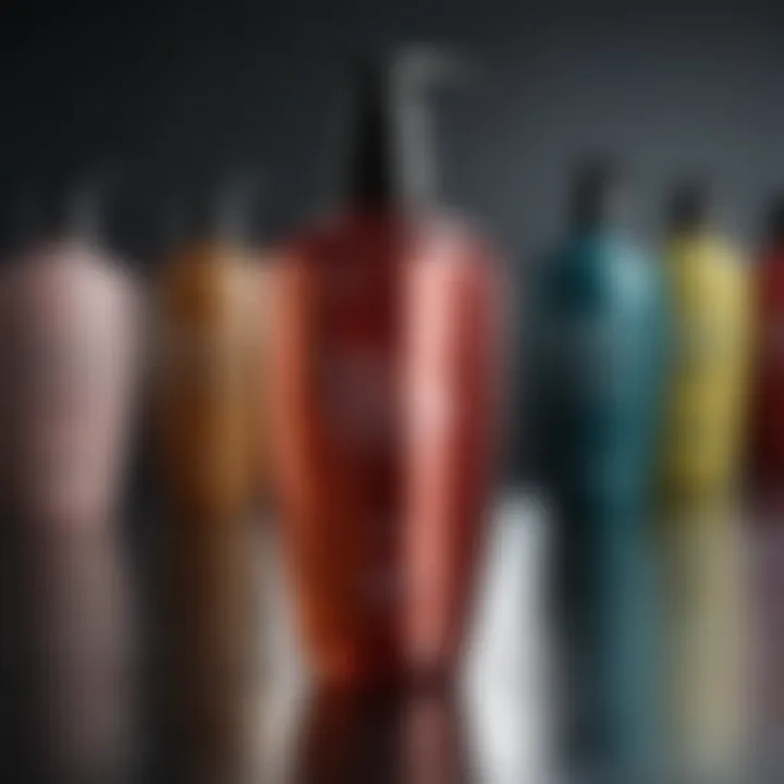 Collection of premium hair color shampoos