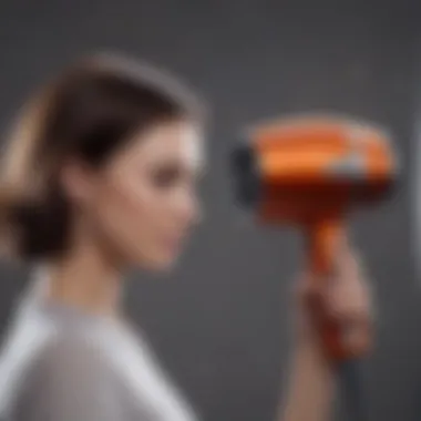 Dyson Hair Dryer Efficiency in Action Demonstration of Dyson Hair Dryer in use, highlighting its efficiency and user experience.