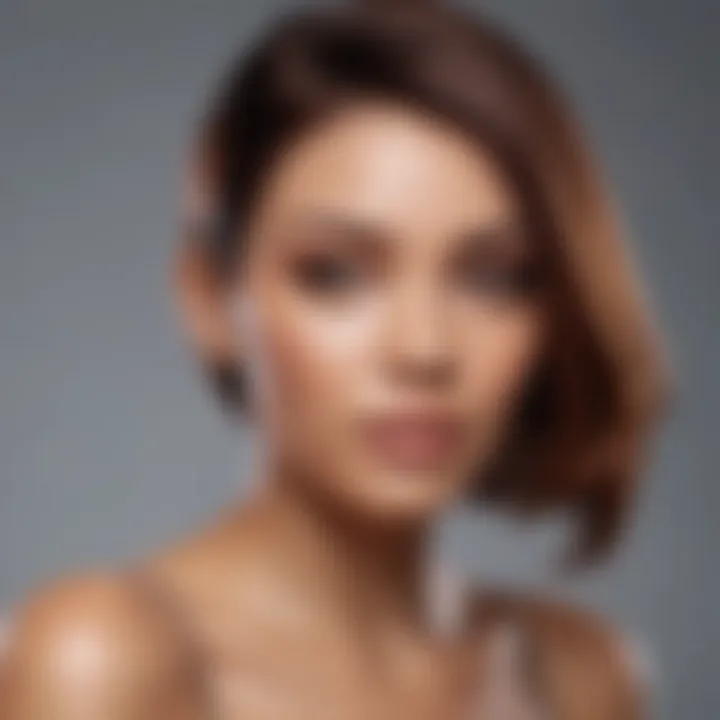 Demonstration of an effective application technique for semi-permanent color.
