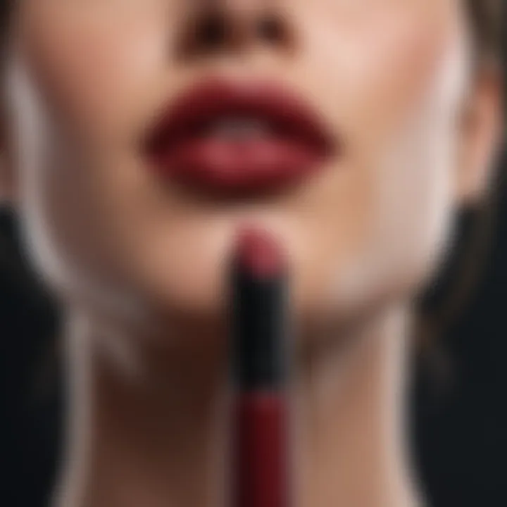 Lip products assortment for dark lips