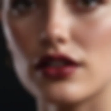 Color palette for dark lips