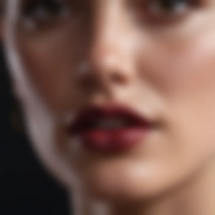 Color palette for dark lips