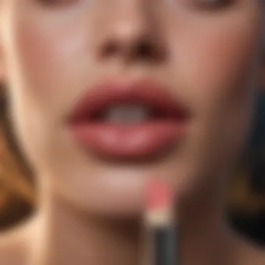 Commercial Lip Products for Dry Lips Commercial lip products on a vanity