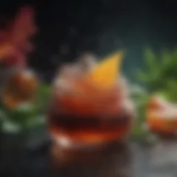 Close-up of vibrant natural ingredients used in skincare products.