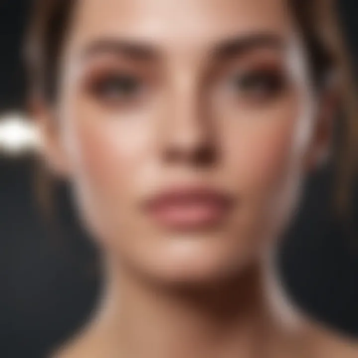 Topical skin care products arranged elegantly