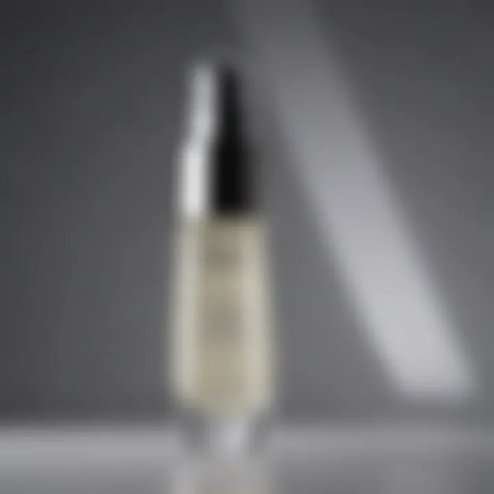 Hydrating hair serum bottle