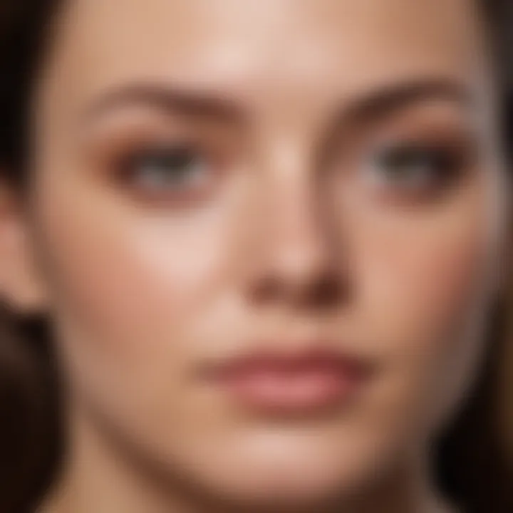 Comparison of before and after results of scar treatment using chemical peels.
