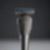 Elegant shave blade with intricate design