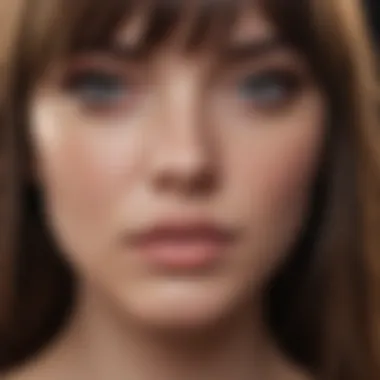 A serene setting representing the emotional journey of growing out bangs.