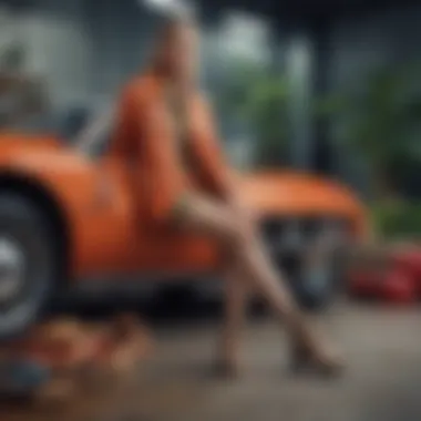Sustainable Luxury: The Appeal of Pre-Loved Items Sustainable fashion represented by pre-loved high-end clothing and accessories